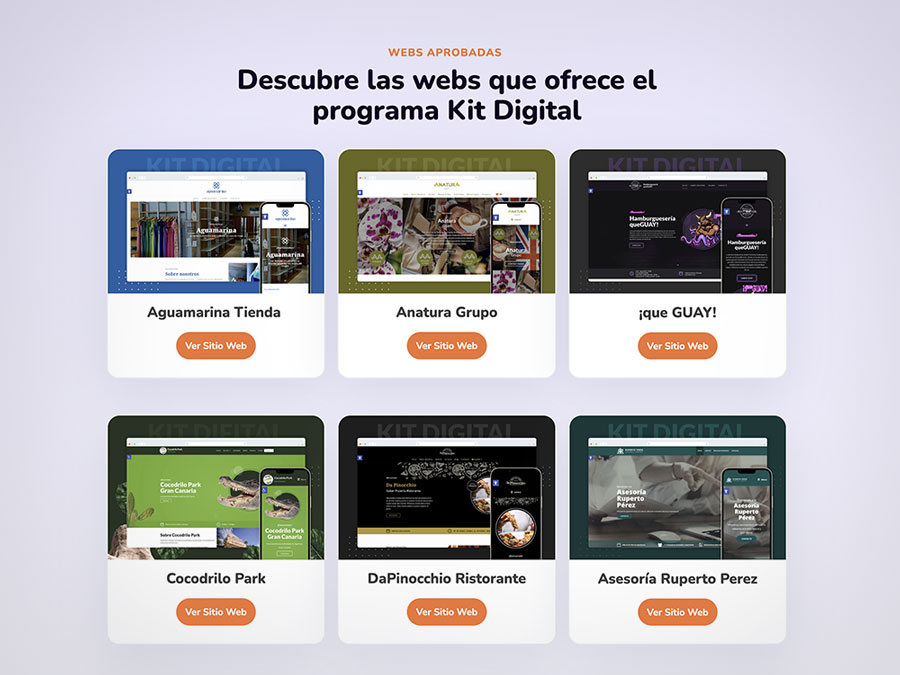 Catálogo de Sitios Webs del Kit Digital